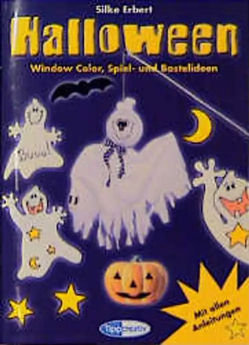 Halloween window color - halloween.,