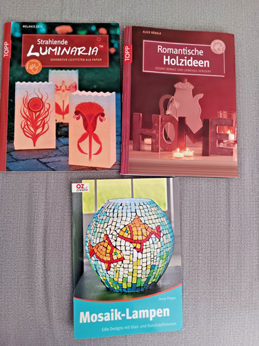 Bastelhefte nie benutzt - -,