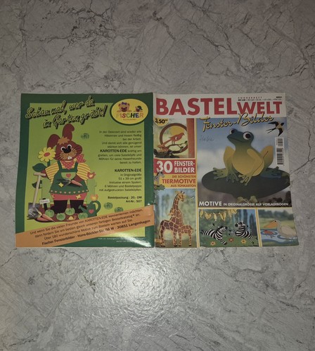 Bastelwelt fensterbilder heft - fensterbilder,