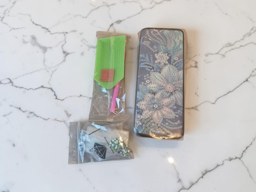 Diy blumen brillenetui - set, –